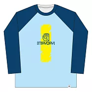 五月天/[Re: Live] 十萬青年自選復刻藍T(七分袖棒球T)-L