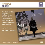 歌劇帝國─韓德爾：歌劇《塞爾斯》全曲 /范歐塔〈次女高音〉諾爾伯格─舒茲〈女高音〉皮奧〈女高音〉札佐〈假聲男高音〉聖塔菲〈次女高音〉喬望尼‧弗拉涅托〈男低音〉阿貝特〈男低音〉 威廉‧克利斯提〈指揮〉繁盛藝術古樂團與合唱團 (3CD)(HOME OF OPERA-HANDEL: SERSE / Les Arts Florissants – Chœur et Orchestre WILLIAM CHRISTIE 3CD)