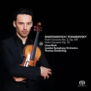 柴可夫斯基小提琴協奏曲~原始版本世界首錄音 / 桑德林 (SACD Hybrid)(Tchaikovsky and Shostakovich violin concerto / Linus Roth, Thomas Sanderling)