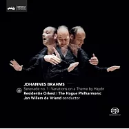 布拉姆斯第一號小夜曲與海頓主題變奏曲 / 弗萊恩德 (SACD Hybrid)(Brahms serenade No.1 and variations on a theme by Haydn / Jan Willem de Vriend)