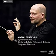 多軌發燒錄音的權威~史威登指揮布魯克納交響曲全集錄音 / 史威登 (11SACD Hybrid)(Bruckner complete symphony / Jaap van Zweden)