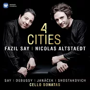 四城記 / 阿爾斯泰德〈大提琴〉賽伊〈鋼琴〉(CD)(4 CITIES / Nicolas Alstaedt - Fazil Say)