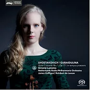荷蘭小提琴家蘭絲瑪演奏蕭士塔高維奇小提琴協奏曲 / 蘭絲瑪,加菲根 (Hybrid SACD)(Shostakovich and Gubaidulina violin concerto / Simone Lamsma, James Gaffigan)