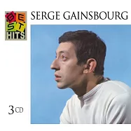 塞吉‧甘斯柏 / 法國歌神生涯精選典藏菁華【法國地區限定版-專案進口限量引進】(3CD)(Serge Gainsbourg / Best Hits【3CD】)