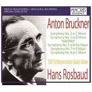 羅斯鮑德指揮布魯克納交響曲經典錄音 (5CD)(Rosbaud conducts Bruckner symphonies)