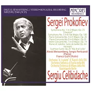 傑利畢達克演出普羅高菲夫交響曲與協奏曲 (3CD)(Celibidache conducts Prokofiev)
