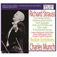 孟許指揮波士頓交響樂團的理查史特勞斯名演 (3CD)(Munch with Boston Symphony / Richard Strauss orchestral works)