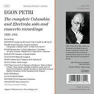 伊岡&middot;佩特里:鋼琴演奏曲集(Egon Petri / The Columbia & Electrola recordings 1928-1951)