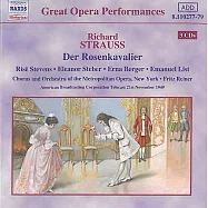 理查史特勞斯：玫瑰騎士(3CD原裝進口)/萊納指揮紐約大都會歌劇院管弦樂團與合唱團/史泰柏、貝格...等(Richard Strauss: Der Rosenkavalier/Chorus and Orchestra of the Metropolitan Opera/Conductor: Fritz Reiner, Rise Stevens, Eleanor Steber, Erna Berger, Emanuel List)