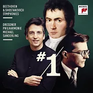 貝多芬&蕭士塔高維契：第一號交響曲 / 麥可.桑德林(Beethoven & Shostakovich: Symphonies Nos. 1 / Michael Sanderling)