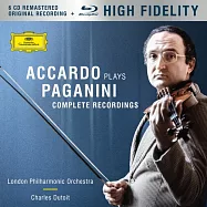 帕格尼尼小提琴作品演奏輯 / 阿卡多 / 小提琴 (6CD+Pure Audio)(Accardo Plays Paganin / Complete Recordings (6CD+Pure Audio))
