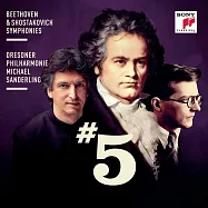貝多芬 & 蕭士塔高維契：第5號交響曲 / 麥可‧桑德林 (CD)(Michael Sanderling / Beethoven & Shostakovich : Symphonies No. 5)