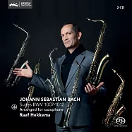 薩克斯風吹奏巴哈大提琴無伴奏組曲全集錄音 (2CD)(Bach Cello Suites Nos. 1-6 ~ Arrangement for saxophone / Raaf Hekkema)