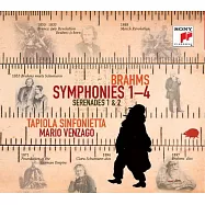 布拉姆斯交響曲全集 & 小夜曲作品 / 馬利歐.凡薩戈 (3CD)(Brahms : Symphonies Nos. 1-4, Serenades Nos. 1 & 2 / Mario Venzago (3CD))