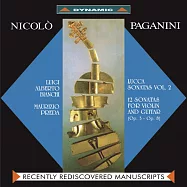 魔鬼情人-帕格尼尼：小提琴與吉他奏鳴曲 / 畢安奇、普利達 (CD)(Nicolo Paganini: Lucca Sonatas Vol. 2 - 12 Sonatas for violin and guitar Op. 3 and Op. 8 (CD))