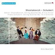蕭士塔高維奇&舒伯特 - 絃樂四重奏 / 阿里斯四重奏 (CD)(Shostakovich & Schubert: String Quartets / Aris Quartett)