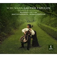 舒曼：大提琴作品集 / 阿格麗希〈鋼琴〉杭諾‧卡普松〈小提琴〉/ 高提耶‧卡普松〈大提琴〉海汀克〈指揮〉歐洲室內樂團 (歐洲進口盤)(Schumann : Martha Argerich / Renaud Capuçon / Gautier Capuçon / Bernard Haitink)