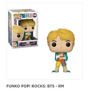 官方週邊商品 FUNKO POP! 防彈少年團 ROCKS: BTS [RM] 玩偶 公仔 (美國進口)