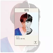 正版官方週邊商品 BTS 防彈少年團 T-MONEY X BTS 韓國交通卡 地鐵卡 [SUGA] (韓國進口版)