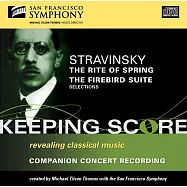 史特拉汶斯基：春之祭、《火鳥》選曲 / 提爾森─湯瑪斯指揮舊金山交響樂團 (CD)(Stravinsky: The Rite of Spring & The Firebird Suite (selections) / San Francisco Symphony / Michael Tilson Thomas)