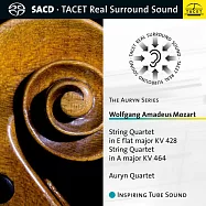 莫札特:海頓弦樂四重奏E大調KV 428 , A大調KV464(SACD)/奧雲弦樂四重奏(Wolfgang Amadeus Mozart: String Quartet in E flat major KV 428 String Quartet in A major KV 464(SACD)/Auryn Quartet)
