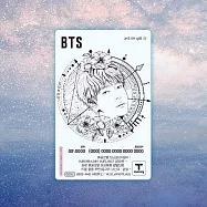 官方週邊商品 防彈少年團 BTS X T-MONEY 2代 透明交通卡 地鐵卡- [JIN] (韓國進口版)