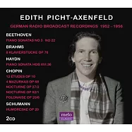 艾克森菲德演奏蕭邦與貝多芬 (2CD)(Edith Picht-Axenfeld / German Radio Recordings (2CD))