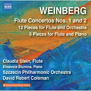 魏因貝格:第1&2號長笛協奏曲 / 柯爾曼(指揮)什切青愛樂樂團,史坦(長笛),布魯米娜(鋼琴) (CD)(Weinberg: Flute Concertos Nos. 1 & 2 / Coleman(conductor)Szczecin Philharmonic Orchestra,Stein(flute),Blumina(piano))