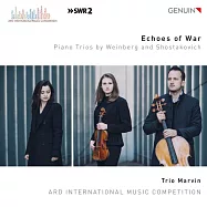 戰爭回聲:蕭士塔高維奇&魏因貝格鋼琴三重奏 / 馬文三重奏 (CD)(Echoes of War: Piano Trios by Weinberg & Shostakovich / Trio Marvin)