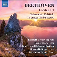 貝多芬:藝術歌曲選,Vol.1 / 特羅斯特(男高音),艾德曼(男中音) (CD)(Beethoven: Lieder, Vol. 1 / Trost(tenor),Edelmann(baritone))