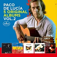 帕可.迪.魯奇亞 / 吉它巨人指間琴聖~【第2輯-傳奇再續】5CD王盤套裝(Paco De Lucia / 5 Original Albums-Vol. 2【5CD】)