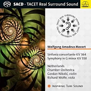 莫扎特：小提琴、中提琴交響協奏曲，第40號交響曲(SACD)/尼柯里契 / 荷蘭室內樂團(Wolfgang Amadeus Mozart Sinfonia concertante KV 364 Symphony in G minor KV 550(SACD)/Netherlands Chamber Orchestra/Gordan Nikolić, violin, Richard Wolfe, viola)