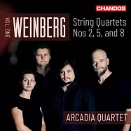 溫伯格: 弦樂四重奏第一集 / 阿卡迪亞四重奏(Weinberg: String Quartets Vol. 1 / Arcadia Quartet)