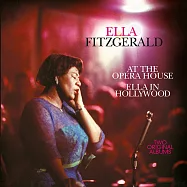 艾拉.費茲潔拉 / 《艾拉在好萊塢》、《艾拉在歌劇廳》經典現場名演輯 (CD)(Ella Fitzgerald / Ella In Hollywood & At The Opera House (CD))