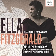 艾拉費茲潔拉 / 爵士傳奇里程碑 - 唱歌集 (10CD)(Ella Fitzgerald / Milestones of a Jazz Legends - sings the Songbooks (10CD))