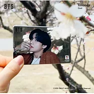 官方週邊商品 防彈少年團 BTS MIRROR T-MONEY CARD 鏡面 公交卡 交通卡 地鐵卡【V】(韓國進口版)