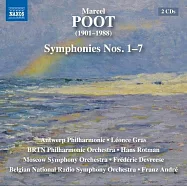 馬塞爾珀特:第1-7號交響曲 / 安德烈 (指揮) / 德夫雷澤 (指揮) / 葛拉斯 (指揮) / 安特衛普愛樂樂團 / 比利時廣播交響樂團 / 布魯塞爾愛樂樂團 / 莫斯科交響樂團 (2CD)(Marcel Poot: Symphonies Nos. 1-7 / Andre (conductor) / Devreese (conductor) / Gras (conductor) / Rotman (conductor) / Antwerp Philharmonic Orchestra / Belgian Radio Symphony Orchestra / Brussels Philharmonic Orchestra / Moscow Symphony Orchestra (2CD))