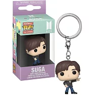 官方週邊商品 BTS 防彈少年團 FUNKO POP! DYNAMITE 公仔鑰匙圈 (美國進口) 【SUGA】