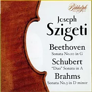 西格提演奏貝多芬,舒伯特,布拉姆斯小提琴奏鳴曲(Joseph Szigeti plays Beethoven, Schubert, Brahms)