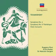 老克萊巴罕見的柴可夫斯基交響曲錄音~世界首度CD發行 (2CD)(Tchaikovsky: Symphonies Nos. 4 & 6; Violin Concerto / Kleiber & Ricci)