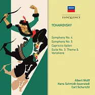 DECCA唱片1950年代最精彩的三份柴可夫斯基錄音 (2CD)(Tchaikovsky: Symphonies Nos. 4 & 5 / Hans Schmidt-Isserstedt; Albert Wolff; Carl Schuricht)