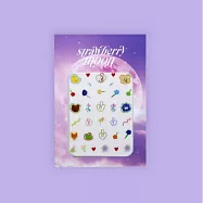 官方週邊商品 IU 李知恩 STRAWBERRY MOON 指甲貼組 (韓國進口版)