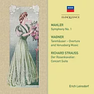 指揮大師萊因斯朵夫演奏馬勒第一號交響曲,理查史特勞斯與華格納管弦作品 (世界首度CD發行)(Mahler: Symphony No. 1, Strauss, Wagner / Erich Leinsdorf (2CD))