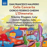 馬利皮耶羅:大提琴協奏曲 & 蓋迪尼: 榆樹林 / 普羅高菲夫 (大提琴) / 舒蓋夫(大提琴) / 伊盧平 (指揮) / 羅斯托夫學院管弦樂團(Malipiero: Cello Concerto & Ghedini: L’Olmeneta / Prokofiev (cello) / Shugaev (cello) / Uryupin (conductor) / Rostov Academic Symphony Orchestra)