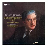 馬勒: 第5號交響曲、盧克特的五首歌曲 / 珍娜.貝克〈次女高音〉/ 巴畢羅里〈指揮〉/ 新愛樂管弦樂團 歐洲進口盤(2LP)(Mahler: Symphony No. 5 & Ruckert-Lieder / Janet Baker / Sir John Barbirolli / New Philharmonia Orchestra (2LP))