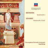 克力普斯指揮皇家大會堂的罕見錄音 /貝多芬第四號交響曲與舒伯特偉大交響曲 (世界首度CD發行)(Josef Krips / Beethoven: Symphony No. 4; Schubert: Symphony No. 9)