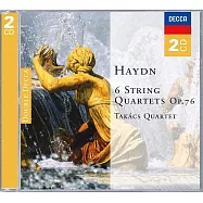 海頓: 六首弦樂四重奏，作品76 / 塔卡契弦樂四重奏 (2CD)(Haydn: 6 String Quartets, op.76 / Takacs Quartet (2CD))