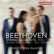 貝多芬: 弦樂四重奏第一集 多利克弦樂四重奏 (2CD)(Beethoven: String Quartets Vol. 1 / Doric String Quartet (2CD))