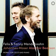 孟德爾頌姊弟的大提琴奏鳴曲全集錄音(Felix & Fanny Mendelssohn: Works for Cello and Piano / Johannes Moser (SACD Hybrid))