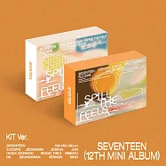SEVENTEEN - 迷你十二輯 [SPILL THE FEELS] KIT智能卡FEEL NEW版-橘 (韓國進口版)